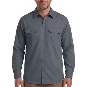 Premium <b>Flame</b> Retardant Cotton Work <b>Shirt</b> Breathable Fabric Practical Pockets Anti-Wrinkle Features for Comfortable Daily Use - Product Image 1