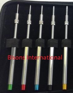 Bison - Lot de 10 osteotomes dentaires pour sinus lift, codés par couleur + marteau à os offert - Product Image 2