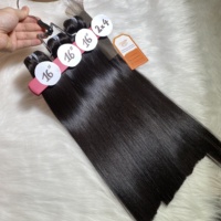 Les meilleures extensions de cheveux vietnamiennes droites Super Bone du fabricant Azhair couleur noire/naturelle matériau de cheveux humains de haute qualité