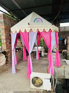 SHREE SIDHI VINAYAK <b>TENT</b> EXPORT Luxury Pagoda Marquee <b>Canopy</b> <b>Tent</b>-Cotton Double Layer MSI Frame Fire Retardant Three-Season UV - Product Image 5