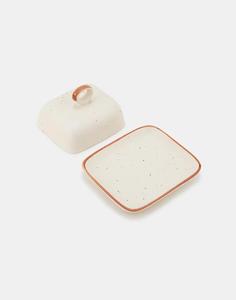 Moderno Contenedor de Mantequilla con Tapa de Cúpula Texturizada, Bandeja de Bambú Natural, Perilla de Fácil Agarre, Elegante Servidor de Mantequilla para la Encimera de la Cocina - Product Image 5