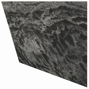 Exportador de material de revestimiento de piedra flexible, revestimiento de piedra en láminas flexible color gris plateado y negro, azulejo de pared brillante, uso seguro para villas y hogares. - Product Image 4