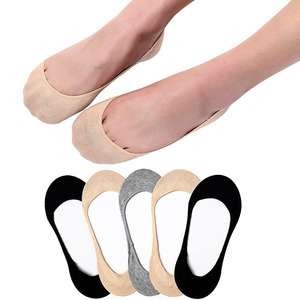 Invisible No Show <b>Socks</b> Low Cut Cotton Liner Non Slip <b>Grip</b> Ultra Thin Breathable Summer Hosiery for Loafers Flats and Sneakers - Product Image 3