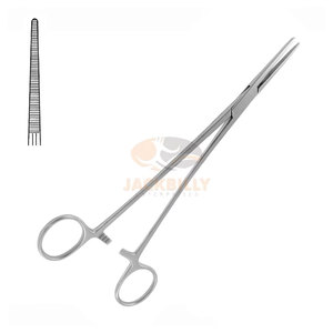 คีมหนีบหลอดเลือดดำแบบตรง JACKBILLY HEISS FIG 1 ขนาด 20.0 ซม. คีมผ่าตัดแบบใช้มือ คุณภาพสูง ผลิตจากเหล็กกล้า สำหรับการห้ามเลือด - Product Image 1