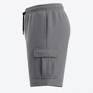 Men Performance Cargo Shorts Stretch Fitness Gym Shorts Custom Logo Men’s Navy Blue Cargo Gym Shorts Quick Dry Athletic - Product Image 4