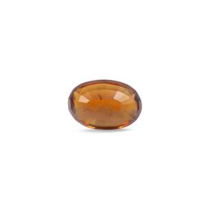 Natural Hessonite Gomed 7.1 Carat Oval Cut Loose Gemstone for Fine Jewelry - Product Image 2