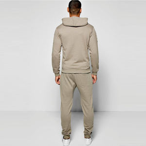 Sweat à capuche pour homme en kaki avec cordon de serrage, manches longues, effet usé, style streetwear, sweat à capuche vintage en polyester/coton pour l'hiver - Product Image 3