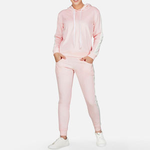 Survêtements personnalisés pour femmes, vente en gros OEM, faible MOQ, faible coût, haute qualité, 100% polyester, fermeture à cordon - Product Image 1
