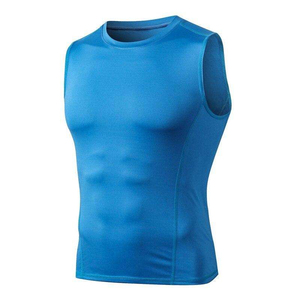 <b>Mens</b> Muscle Tank Top Quick Dry Sleeveless Gym <b>Vest</b> Custom Logo Sportswear ODM Supplier Wholesale Breathable Spandex/Polyester - Product Image 5