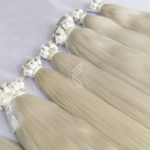 Lots de Cheveux Vierges Bruts Européens Qualité Supérieure Prêts à la Teinture Prêts à l'emploi en Salon Vietnamiens Double Drawn Pointes Pleines Sans Chute - Product Image 1