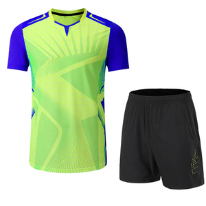 Tenues de sport sublimées de haute qualité pour hommes, écologiques, pour le tennis de table, avec logo et couleurs personnalisés - Product Image 4