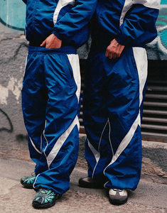 Reflective Edging Lightweight <b>Running</b> Streetwear Track Suit 2 Pieces <b>Jacket</b> and Pant Nylon Windbreaker Tracksuit Custom Sets - Product Image 3
