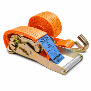 Sangle d'arrimage à cliquet en polyester robuste 50 mm 3000 kg pour la logistique et la fixation de marchandises, fournisseur direct d'usine, logo personnalisé - Product Image 2