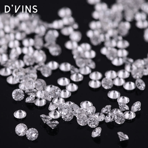 เพชรหลวม D'vins Jewels ขัดเงาแล้ว เพชรเลี้ยงในห้องปฏิบัติการ VVS ทรงกลมเจียระไนแบบบริลเลียนท์ สี D ขนาด 1.25-1.7 มม. ผลิตด้วยวิธี HPHT จากเมืองสุราษฎร์ สำหรับทำเครื่องประดับ - Product Image 5
