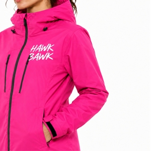 Chaqueta Softshell Ligera con Capucha y Cremallera Completa para Mujer, Moderna, Impermeable, para Actividades al Aire Libre, con Logotipo Estampado, Corte Regular - Product Image 6
