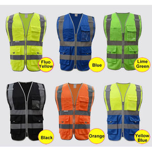 Gilet de sécurité haute visibilité pour hommes - Gilet de travail matelassé réfléchissant - Gilet de sécurité avec logo personnalisé pour hommes - Product Image 6