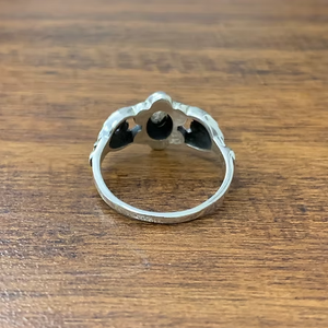 Bague unisexe artisanale en argent sterling 925 avec pierre de lune, bijou durable et confortable - Product Image 4