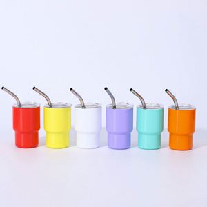 Mini-gobelets isothermes personnalisés en acier inoxydable de 3 oz – Bouteille d'eau de voyage, tasse à café, tasse cadeau, mini-gobelet, verre à shot - Product Image 3