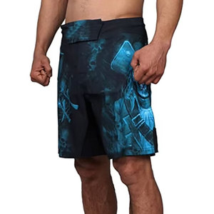 Lightweight Durable Stretchable Spandex/Polyester Breathable Quick Dry <b>Shorts</b> Custom Jiu Jitsu MMA Fight <b>Shorts</b> Manufacturer - Product Image 1