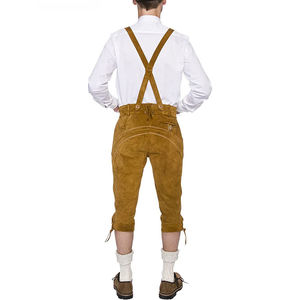Lederhosen Bavarois Authentiques pour Hommes – Motif Uni, Style Urbain, Costume Allemand pour l'Oktoberfest 2026 - Product Image 6