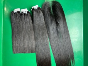 ผมต่อแบบเทปตรง 100% ผมแท้เวียดนาม แบบไร้รอยต่อ เนียนตรง สีดำธรรมชาติ - Product Image 3
