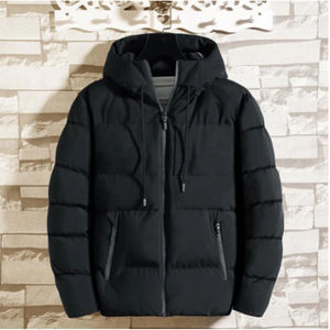 Chaleco Acolchado Grueso y Cálido de Invierno para Hombre y Mujer 2026, Personalizado con Logotipo de Marca OEM de Fábrica, Chaqueta Negra Acolchada con Cuello Alto - Product Image 4