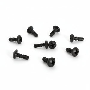 Tornillos para Concreto de Acero al Carbono con Recubrimiento Negro Marca PDC - Cabeza Plana Phillips de Alto Torque, Pernos de Anclaje para Mampostería (Grado 4.8 6.8 en Pulgadas) - Product Image 1