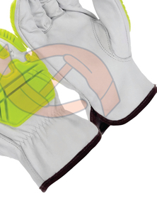 Gants de protection anti-coupure 10 mil, anti-statiques, compatibles écran tactile, en latex durable, avec dos en caoutchouc, stériles, 10 pouces, pour les mains et les bras, fabriqués en usine - Product Image 4