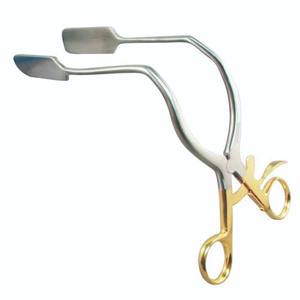 Retractor vaginal lateral manual, con hojas largas semi-recubiertas, instrumentos quirúrgicos de acero inoxidable de alta calidad - Product Image 1