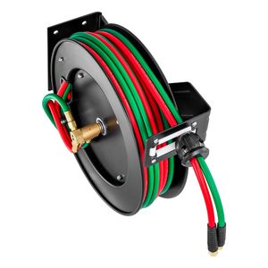 Avvolgitubo Retrattile per Saldatura Ossigeno/Acetilene da 1/4 di Pollice x 50 Piedi, Grado T, Montaggio a Soffitto/Parete, Resistente, Max 300 PSI - Product Image 6
