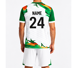 Uniforme de Fútbol Unisex de Primera Calidad, 100% Poliéster, Secado Rápido, Transpirable, Manga Corta, Impresión Digital - Product Image 3