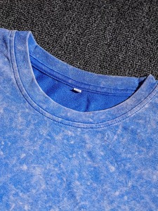 T-shirt imprimé graphique délavé style vintage, décontracté, à manches courtes, unisexe, streetwear, en coton, tendance été - Product Image 2