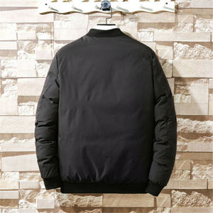 Chaqueta Bomber con Capucha para Hombre – Chaqueta Urbana Casual para Hombre, Chaqueta de Invierno para Hombre - Product Image 4