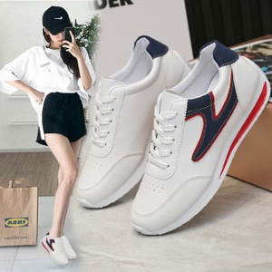 รองเท้าผ้าใบคู่น้ำหนักเบาพิเศษสำหรับผู้ชายและผู้หญิงรองเท้าวิ่งรองเท้าแฟชั่นส้นตึกส้นสูงแบบลำลอง - Product Image 1