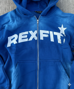 Custom Screen Printing Zipper <b>Hoodies</b> Heavyweight Cotton <b>Fleece</b> <b>Oversized</b> Streetwear Vintage Washed Wholesale Zipper <b>Hoodies</b> - Product Image 3