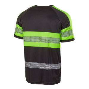 T-shirt haute visibilité réfléchissant et respirant pour homme, manches courtes, vêtements de travail de sécurité, pour entrepôt et construction, pour les travailleurs - Product Image 4