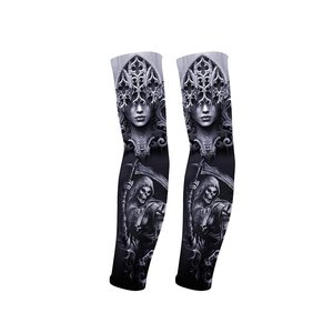 Manchons de bras unisexe pour adulte, motif Gothique Démon, impression par sublimation, protection anti-UV, couverture intégrale avec compression extensible - Product Image 1