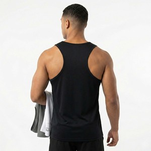 Camiseta sin Mangas Deportiva para Hombre con Logotipo Personalizado al por Mayor, Chaleco de Entrenamiento de Secado Rápido, Transpirable, 100% Algodón - Product Image 2