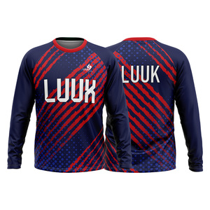 Maillot de compression personnalisé à manches longues, respirant, antibactérien, écologique, séchage rapide, imprimé sur mesure, col rond, coupe classique - Product Image 3