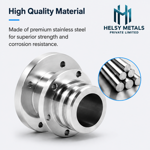 HELSY METALS H-V833 CNC et moyeu à bride usiné, tolérances strictes, résistance à la corrosion pour applications mécaniques industrielles - Product Image 1