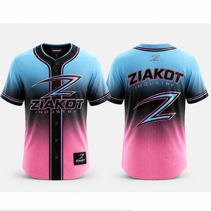 Camiseta de Béisbol Personalizada, ZIAKOT INDUSTRY Pakistán, Uniforme de Béisbol, Camiseta Sublimada, Ropa Deportiva al por Mayor, Fabricante OEM - Product Image 6