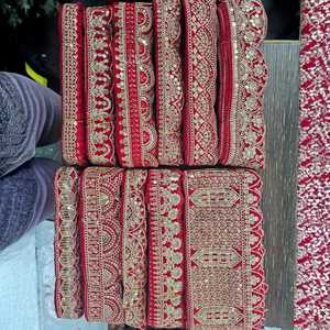 Encaje de algodón bordado de calidad premium hecho con hilos de algodón suaves y duraderos. - Product Image 1