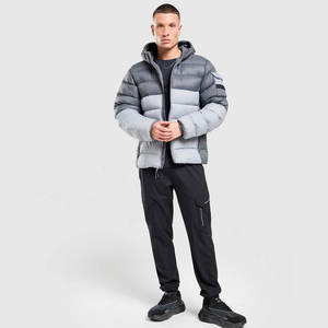 <b>Mens</b> Hooded Puffer <b>Jacket</b> Winter Warm Padded Coat Outdoor Streetwear Wholesale OEM ODM Custom - Product Image 1
