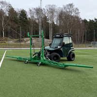 Déplaceur de buts de football hydraulique monté sur tracteur avec cadre réglable pour terrains de sport - Prix de dépôt