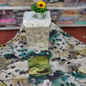 ชุดเดรสผ้าฝ้ายทอลายทแยงสำหรับชาวสวิสเดรสก็อกลายดอกไม้ - Product Image 5