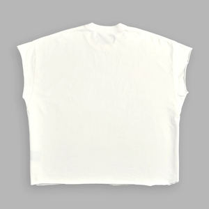 White Color Good Supplier With Own Logo Printed Comfortable Soft Touch Lightweight Fabric <b>Men</b> Wear Cut Of Sleeve <b>Shirts</b> - Product Image 4