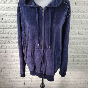 Sweat à capuche unisexe personnalisé avec strass, coupe oversize, délavé à l'acide, pour homme, design adorable en cristal, tendance adulte - Product Image 4