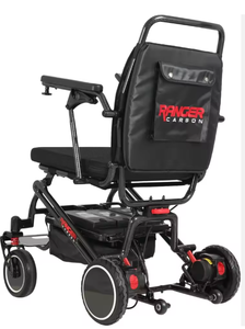 Fauteuil roulant électrique pliable 100 % carbone, léger, exclusif, double moteur puissant, double batterie à déconnexion facile - Product Image 3
