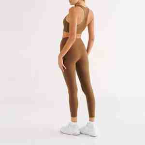 Custom Logo 2 Piece <b>Women's</b> Workout Clothes Tracksuit Sports Bra and Sweatpants Suit Unisex Gym Clothing Athletic Yoga Sets - Product Image 5