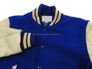 Abrigos de Invierno Azul Rey de Alta Calidad, Personalizables, Ecológicos, con Cuello Alto, Bordados, Casuales, Ajustados, Estilo Bomber y Béisbol - Product Image 3